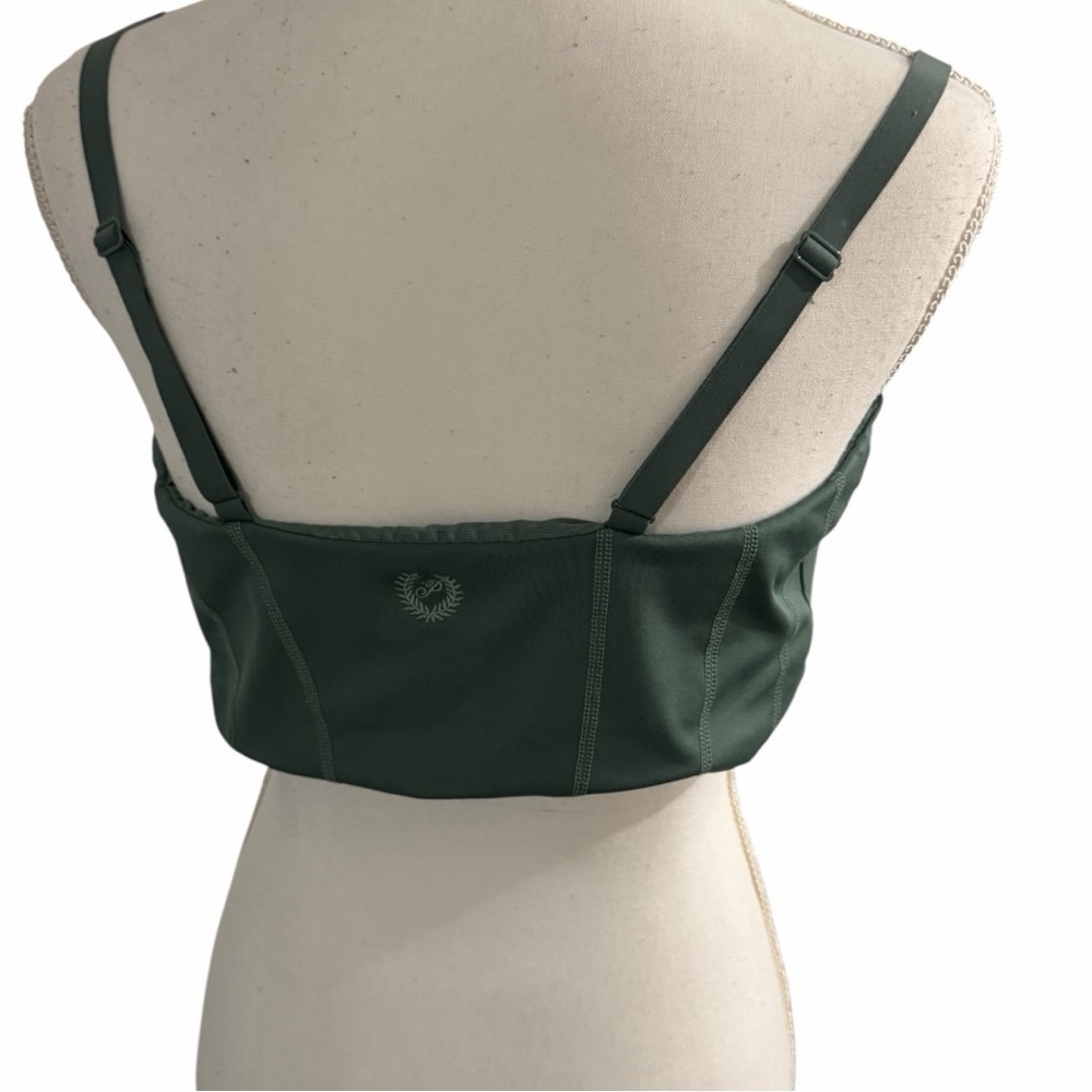 PINK! by Victoria’s Secret corset style bustier bralettes, green and navy - Picture 5 of 9